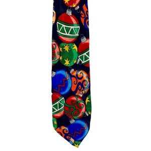 Addiction 100% Silk Christmas Multi Color Tie